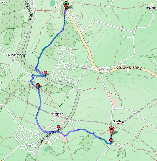 Transpennine Trail, Kirkburton to Shelley