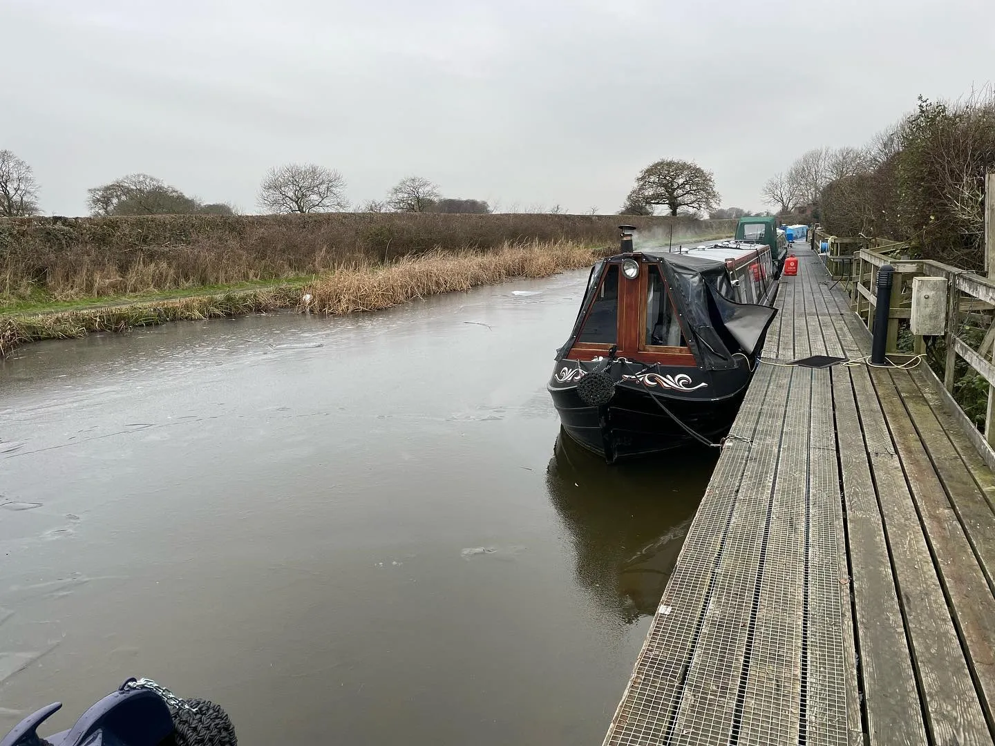 Iced in on the Canal