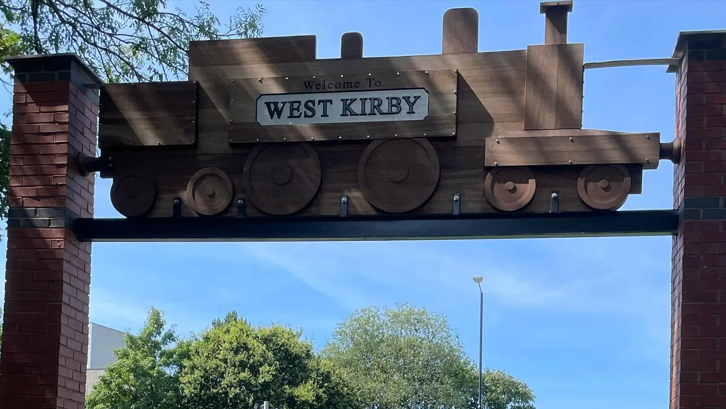 West Kirby Train Sign