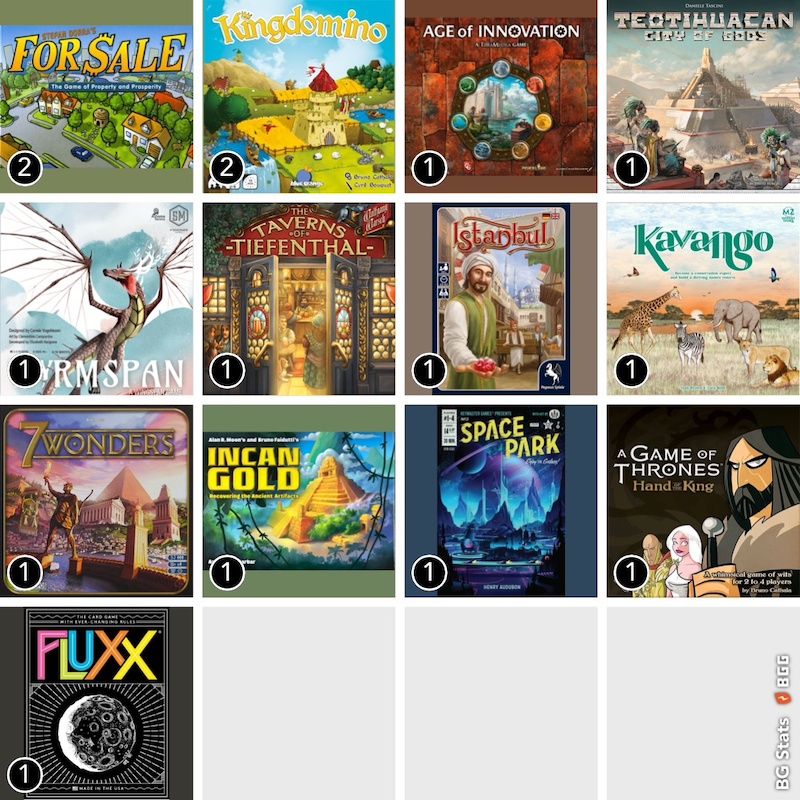 October's New Board Games