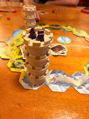 Wandering Towers board